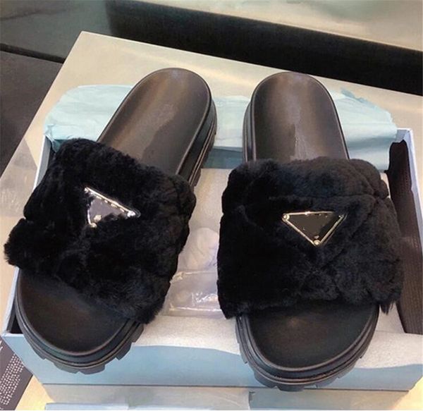 classic women's casual slippers maomao sandals fashion wool sandal women good quality warm slipper famous ladies winter designer real f, Black
classic women's casual slippers maomao sandals fashion wool sandal women good quality warm slipper famous ladies winter designer real f, Black