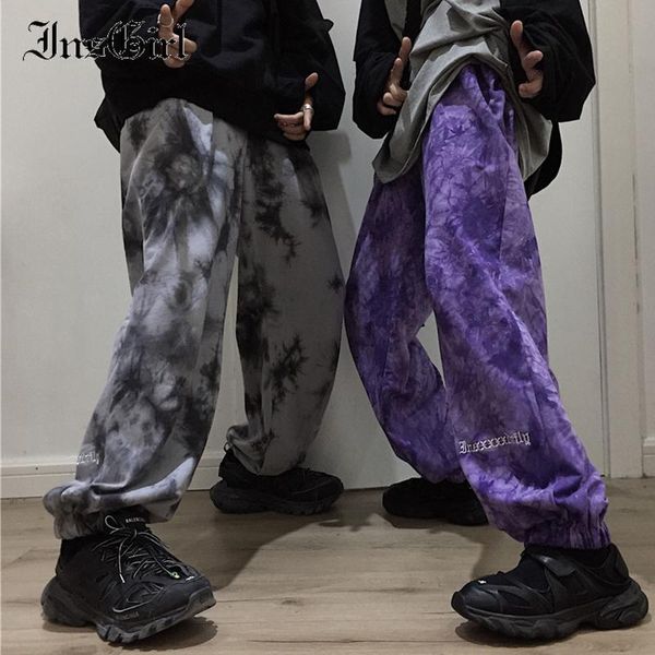 women's pants & capris insgirl harajuku streetwear tie dye women mall goth grunge letter emboridery high waist loose casual haram femal, Black;white
women's pants & capris insgirl harajuku streetwear tie dye women mall goth grunge letter emboridery high waist loose casual haram femal, Black;white
