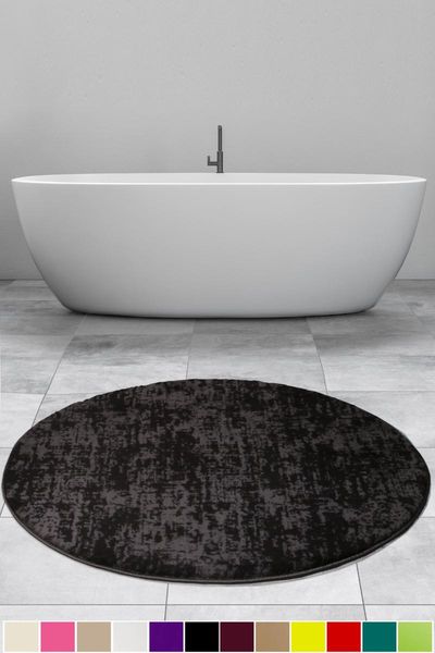 bonny home delux black 120x120 cm round plush mats bathroom slip-resistant outsole puff bath mat
bonny home delux black 120x120 cm round plush mats bathroom slip-resistant outsole puff bath mat