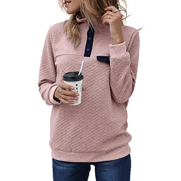 women's hoodies & sweatshirts casual solid sweatshirt elegant pullovers single-breasted womens clothing 2021 winter shirt femme, Black
women's hoodies & sweatshirts casual solid sweatshirt elegant pullovers single-breasted womens clothing 2021 winter shirt femme, Black