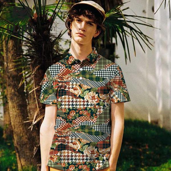 men's polos summer 2021 hawaiian style floral shirt fashion short sleeve lapel clothing, White;black
men's polos summer 2021 hawaiian style floral shirt fashion short sleeve lapel clothing, White;black