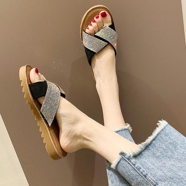 shoes slippers women summer low slides pantofle fashion rubber 2021 flat luxury basic scandals pu fabric rubber slippers shoes l, Black
shoes slippers women summer low slides pantofle fashion rubber 2021 flat luxury basic scandals pu fabric rubber slippers shoes l, Black