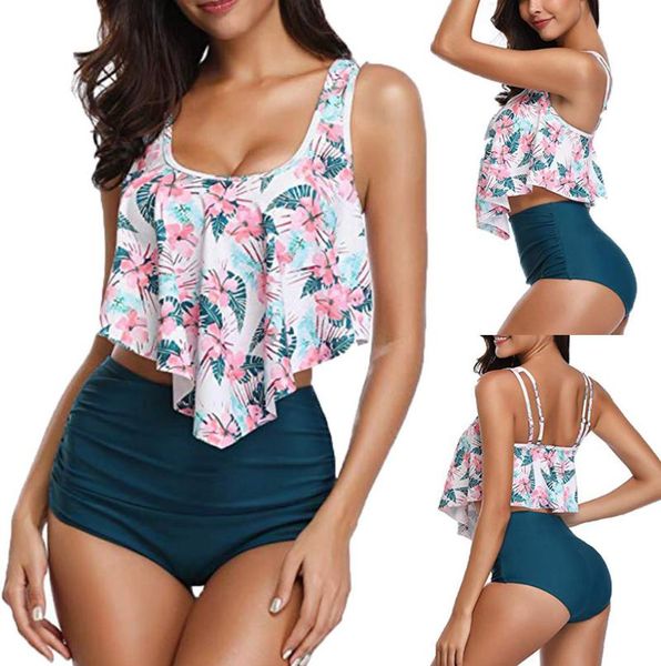 one-piece suits women two piece plus size backless halter floral printed swimwear set stroje k pielowe damskie
one-piece suits women two piece plus size backless halter floral printed swimwear set stroje k pielowe damskie
