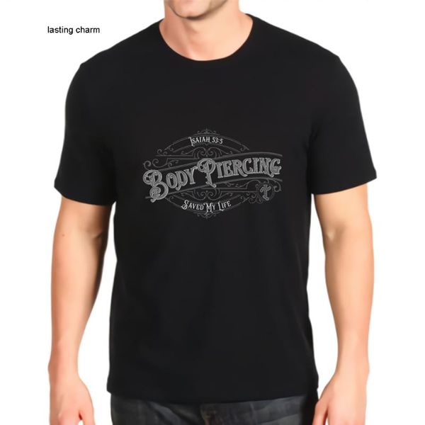 men's t-shirts lasting charm t-shirt fashion printed body piercing bt up my life making t people losse, White;black
men's t-shirts lasting charm t-shirt fashion printed body piercing bt up my life making t people losse, White;black