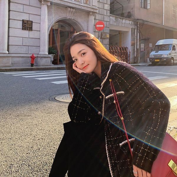 luxury women's short coatsmall fragrance short coat women's autumn winter style lattice loose and versatile thickened mink like kn, Black;brown
luxury women's short coatsmall fragrance short coat women's autumn winter style lattice loose and versatile thickened mink like kn, Black;brown