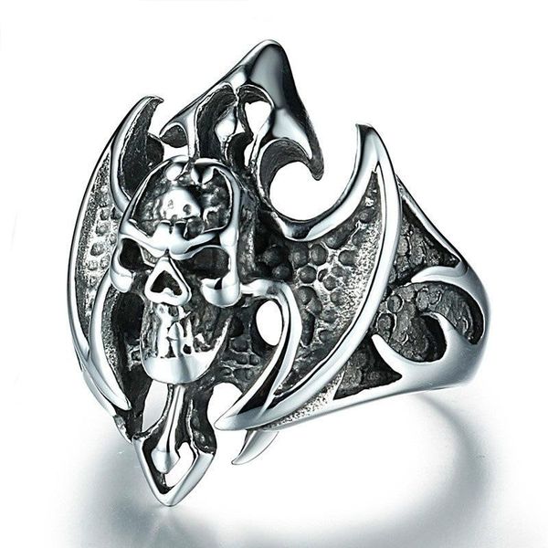 cluster rings vintage silver color gothic skull punk ring mens womens party entertainment jewelry hip hop accessories gift wholesale, Golden;silver
cluster rings vintage silver color gothic skull punk ring mens womens party entertainment jewelry hip hop accessories gift wholesale, Golden;silver
