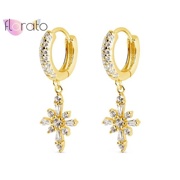 hoop & huggie 925 sterling silver ear buckle crystal small cute flower earrings for women cluster clear zirconia jewelry, Golden;silver
hoop & huggie 925 sterling silver ear buckle crystal small cute flower earrings for women cluster clear zirconia jewelry, Golden;silver