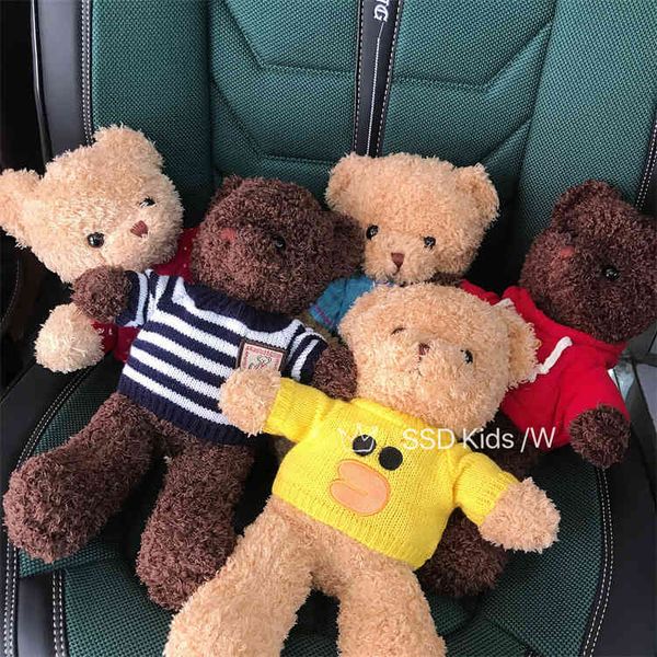 teddy bear plush doll children doll baby hand doll sleeping toy gift