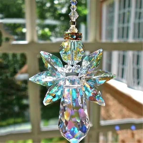 decorative objects & figurines 2021 modern rainbow crystal angel chakra suncatcher car charm pendant ornament rear view mirror charms decor
decorative objects & figurines 2021 modern rainbow crystal angel chakra suncatcher car charm pendant ornament rear view mirror charms decor