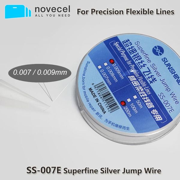 0.007mm 0.009mm superfine silver jump wire line dedicated precision flexible circuit ss-007e phone mobile pcb repair tools
0.007mm 0.009mm superfine silver jump wire line dedicated precision flexible circuit ss-007e phone mobile pcb repair tools
