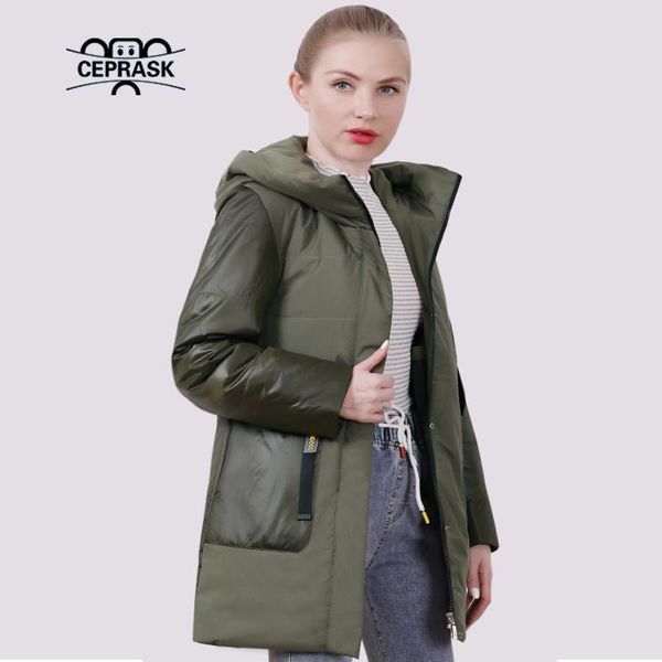 plus size outerwear & coats ceprask 2021 spring jacket women autumn coat long quilted fashion parka hooded thin cotton outwear, Black
plus size outerwear & coats ceprask 2021 spring jacket women autumn coat long quilted fashion parka hooded thin cotton outwear, Black