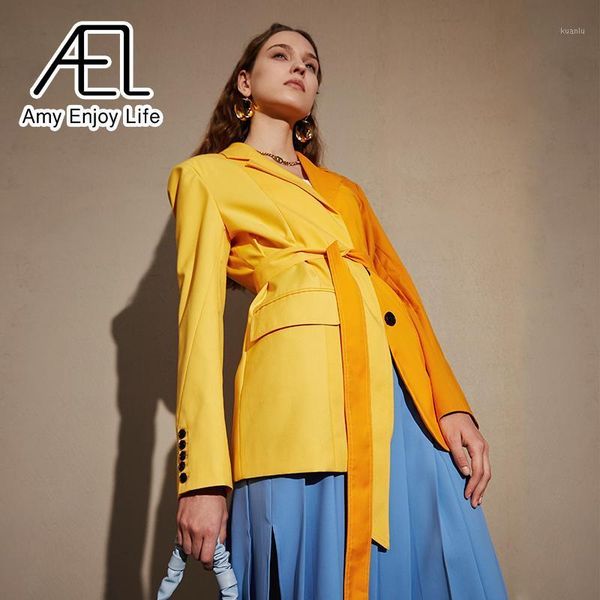 yellow blazer jacket causal women long-sleeve loose coat color blocking fashion streetwear women's suits & blazers, White;black
yellow blazer jacket causal women long-sleeve loose coat color blocking fashion streetwear women's suits & blazers, White;black