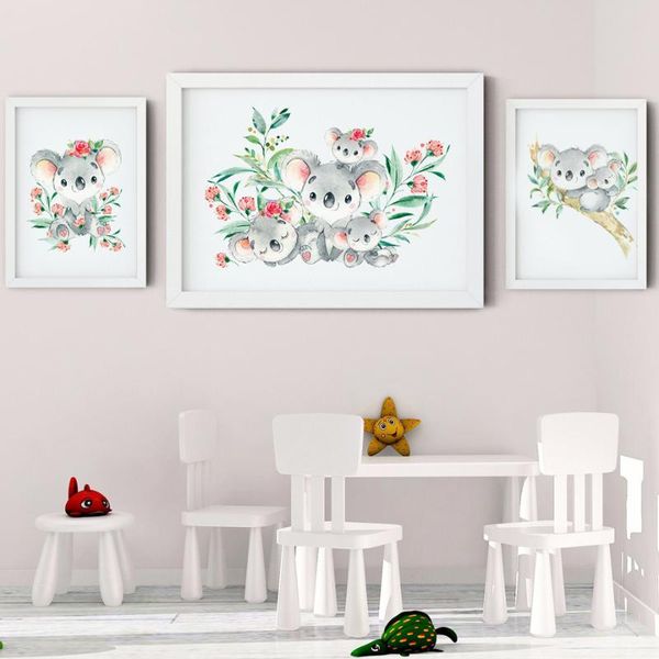 paintings koala baby flower leaf nursery wall art canvas painting cartoon nordic posters and prints pictures girl boy kids room decor
paintings koala baby flower leaf nursery wall art canvas painting cartoon nordic posters and prints pictures girl boy kids room decor