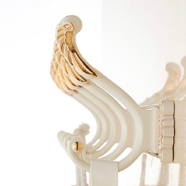 robe hooks 4-5 hook metal white plating towel clothes bath hanger luxury bathroom accessories wall mount coat pg-02w
robe hooks 4-5 hook metal white plating towel clothes bath hanger luxury bathroom accessories wall mount coat pg-02w