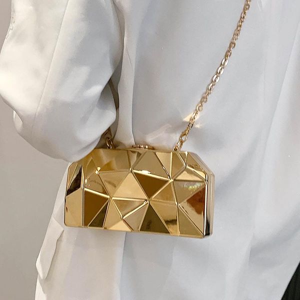 evening bags fashion handbags women metal clutches geometric mini party purse crossbody shoulder bag gold box for
evening bags fashion handbags women metal clutches geometric mini party purse crossbody shoulder bag gold box for