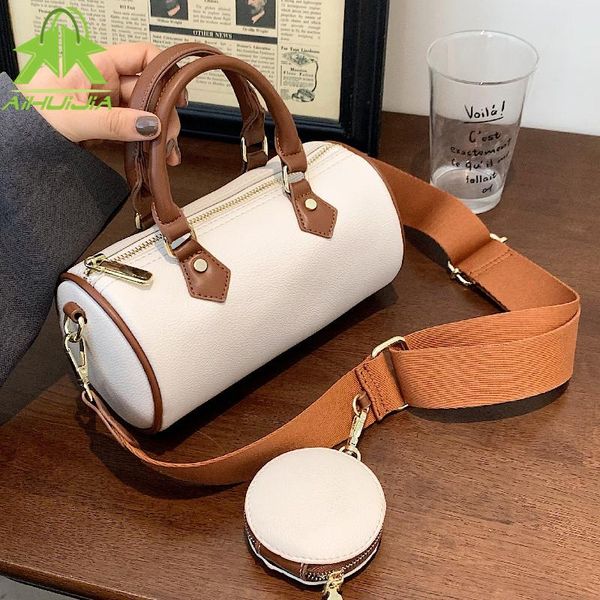 evening bags fashion color contrast women shoulder designer wide strap messenger luxury pu leather crossbody bucket bag 2 set 
evening bags fashion color contrast women shoulder designer wide strap messenger luxury pu leather crossbody bucket bag 2 set