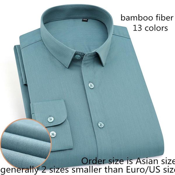 men's casual shirts business stripes printing bamboo fiber non-iron pure color longsleeve shirt for men slim fit korean clothes, White;black
men's casual shirts business stripes printing bamboo fiber non-iron pure color longsleeve shirt for men slim fit korean clothes, White;black