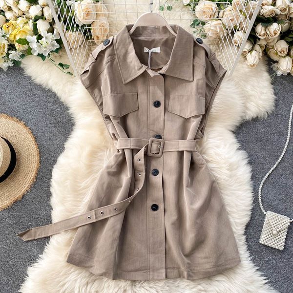2021 New Early spring suit jacket Korean retro tooling style long vest LUC6 B6RL W24D, Black;white
2021 New Early spring suit jacket Korean retro tooling style long vest LUC6 B6RL W24D, Black;white