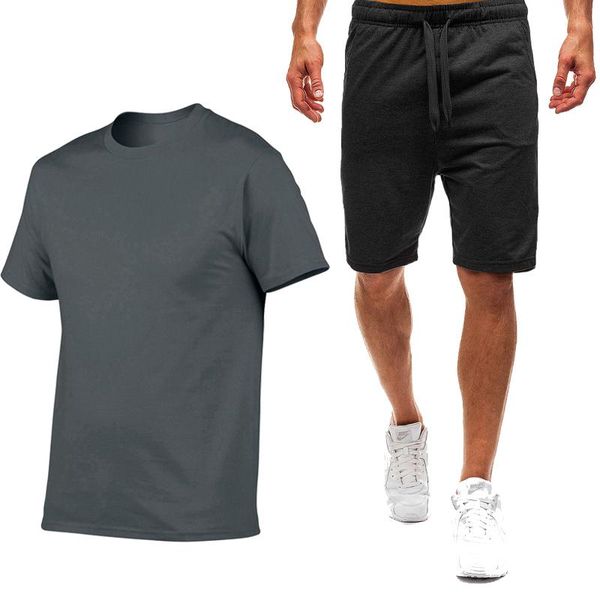 men's tracksuits 2021 men's jersey sportswear short-sleeved training uniform summer t-shirt + shorts sports 2-piece set, Gray
men's tracksuits 2021 men's jersey sportswear short-sleeved training uniform summer t-shirt + shorts sports 2-piece set, Gray