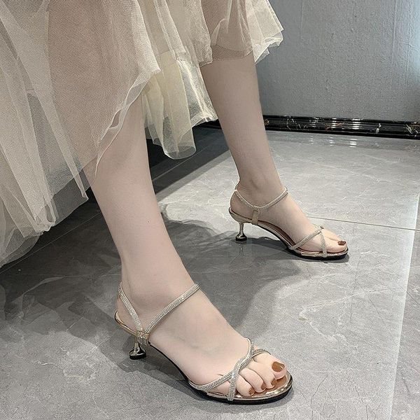 llogai women sandals new summer fashion designer women pumps rhinestone sandal ladies ankle buckle strap stiletto heels slippers, Black
llogai women sandals new summer fashion designer women pumps rhinestone sandal ladies ankle buckle strap stiletto heels slippers, Black
