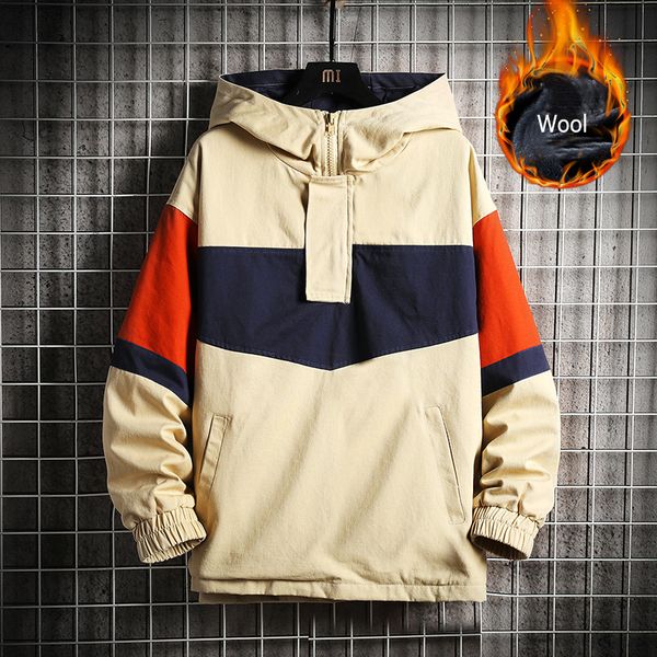 2021 new winter warn jacket men outdoor waterproof zipper hip hop wool hooded coats youth large size 5xl drop shipping djxp, Black;brown 
2021 new winter warn jacket men outdoor waterproof zipper hip hop wool hooded coats youth large size 5xl drop shipping djxp, Black;brown