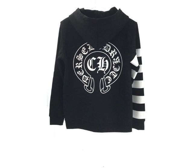 horseshoe winter cardigan autumn letter and hooded chcroxin sweater stripe zipper coat h8q2 4vme, Black 
horseshoe winter cardigan autumn letter and hooded chcroxin sweater stripe zipper coat h8q2 4vme, Black