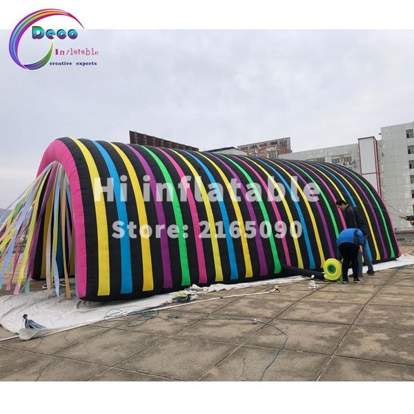 party decoration 10m(l)*5m(w)*3.5m(h) design colourful inflatable rainbow tunnel tent for car going through
party decoration 10m(l)*5m(w)*3.5m(h) design colourful inflatable rainbow tunnel tent for car going through