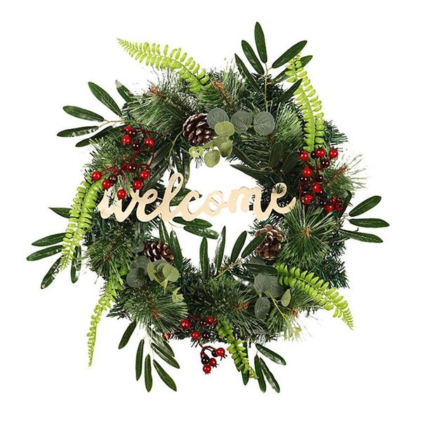 novelty items artificial olive branch pine needles mixed welcome wreath for front door wall window farmhouse home christmas decoration
novelty items artificial olive branch pine needles mixed welcome wreath for front door wall window farmhouse home christmas decoration