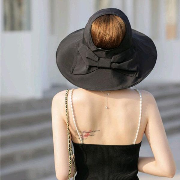 wide brim hats summer sun for women with big bow foldable empty hat outdoor anti-uv bucket female vacation beach, Blue;gray
wide brim hats summer sun for women with big bow foldable empty hat outdoor anti-uv bucket female vacation beach, Blue;gray
