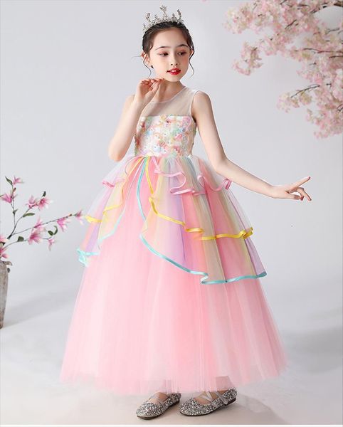 christmas unicorn princess flower for girl dresses vintage bridesmaid party ball gown childrens clothing wedding costume, Red;yellow
christmas unicorn princess flower for girl dresses vintage bridesmaid party ball gown childrens clothing wedding costume, Red;yellow