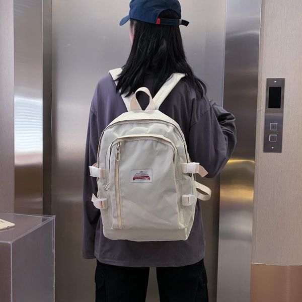 backpack women fashion canvas female shoulder bag solid color schoolbag for teenage girl male harajuku travel back packs mochila
backpack women fashion canvas female shoulder bag solid color schoolbag for teenage girl male harajuku travel back packs mochila
