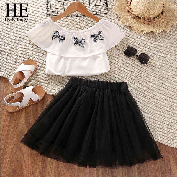 he hello enjoy kid baby girls feather clothes sets 2022 summer one-shoulder short-sleeve mesh skirt fashion lovely clothing g220217, White
he hello enjoy kid baby girls feather clothes sets 2022 summer one-shoulder short-sleeve mesh skirt fashion lovely clothing g220217, White
