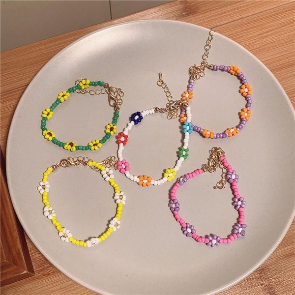 beaded, strands girl crystal flower ins wind daisy bracelet for women color beaded female usual decoration gift jewelry, Black
beaded, strands girl crystal flower ins wind daisy bracelet for women color beaded female usual decoration gift jewelry, Black