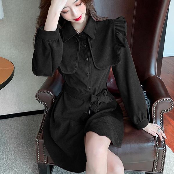 zoki vintage corduroy women long shirt elegant belt tunic loose long sleeve korean ladies blouse causal autumn solid office, White
zoki vintage corduroy women long shirt elegant belt tunic loose long sleeve korean ladies blouse causal autumn solid office, White