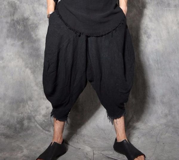 s-2xl 2021 summer men's fashion nine minutes pants restoring ancient ways personality burrs bloomers haroun, Black
s-2xl 2021 summer men's fashion nine minutes pants restoring ancient ways personality burrs bloomers haroun, Black