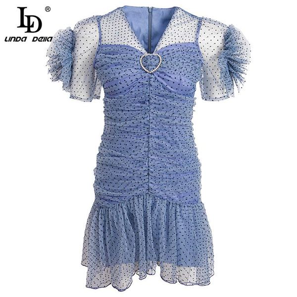 casual dresses ld linda della 2021 summer runway sheath mermaid dress women's polka dot v-neck short sleeve mesh bodycon party mini, Black;gray
casual dresses ld linda della 2021 summer runway sheath mermaid dress women's polka dot v-neck short sleeve mesh bodycon party mini, Black;gray