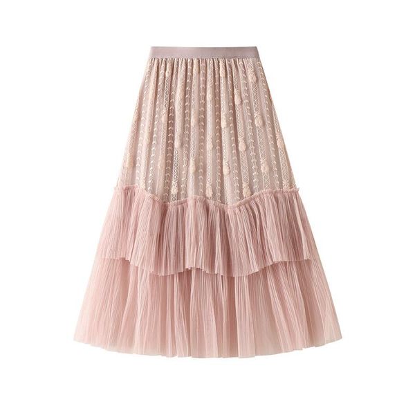 skirts bud silk in spring and summer of 2021 female long show thin gauze fairy cake skirt tall waist 8822, Black
skirts bud silk in spring and summer of 2021 female long show thin gauze fairy cake skirt tall waist 8822, Black