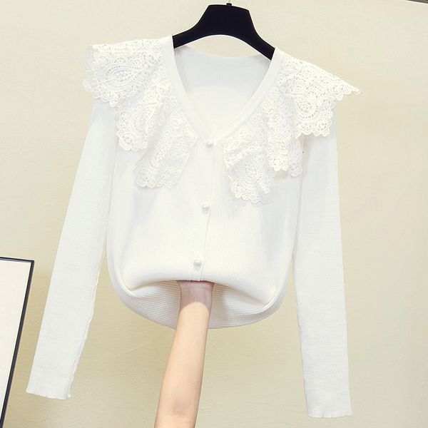 Cardigan Mesh-link Pearl Button... Elegant Black-and-white Elegant... Long-sleeve... Sweet Fashion Jumper Plus Size Clothes. 9ukp, White;black
Cardigan Mesh-link Pearl Button... Elegant Black-and-white Elegant... Long-sleeve... Sweet Fashion Jumper Plus Size Clothes. 9ukp, White;black