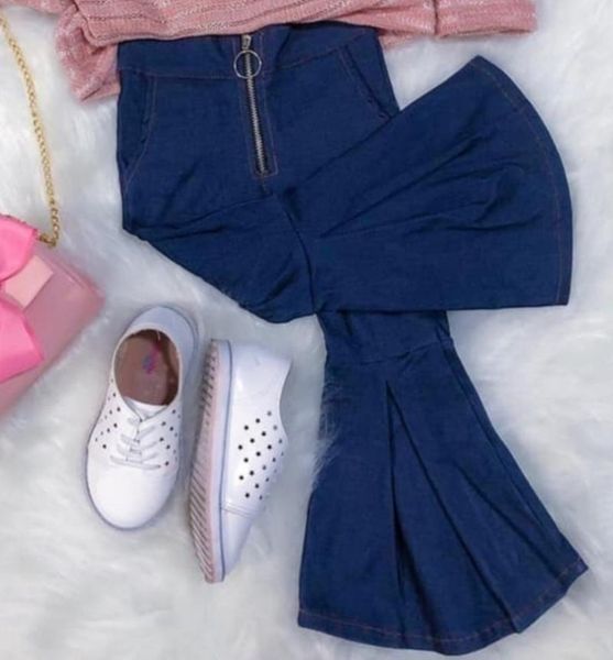 jeans 1-6y summer kids girl pant infant baby girls pants denim high waist zipper flare long fashion outfits, Blue
jeans 1-6y summer kids girl pant infant baby girls pants denim high waist zipper flare long fashion outfits, Blue