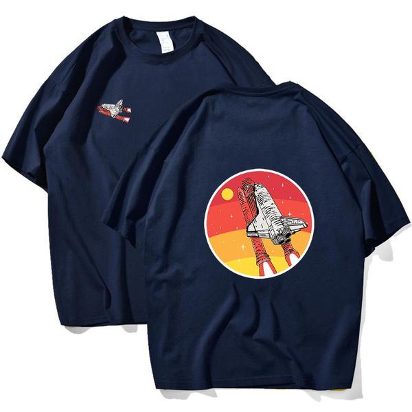men's t-shirts mission of fire space shuttle double-sided printing clothing men loose oversize crewneck fashion t-shirt cotton tee clo, White;black
men's t-shirts mission of fire space shuttle double-sided printing clothing men loose oversize crewneck fashion t-shirt cotton tee clo, White;black
