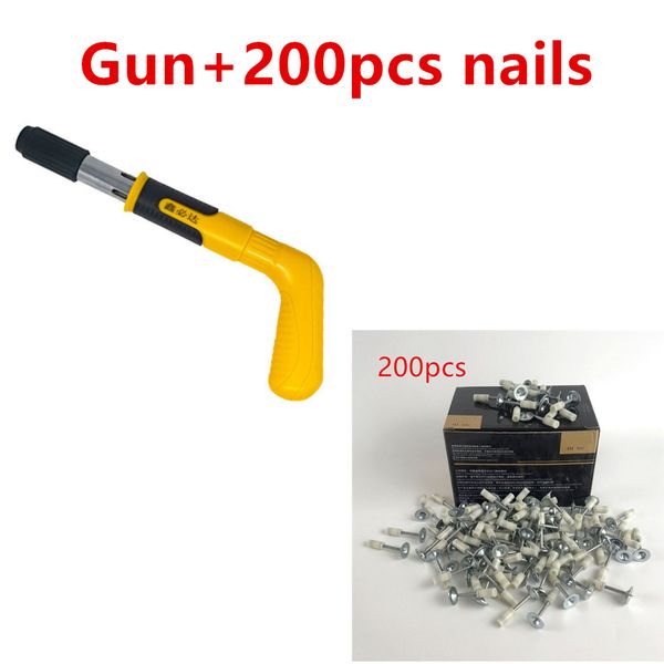power tools steel nails guns rivet tool concrete wall anchor wire slotting device decoration tufting gun with 200pcs nails
power tools steel nails guns rivet tool concrete wall anchor wire slotting device decoration tufting gun with 200pcs nails