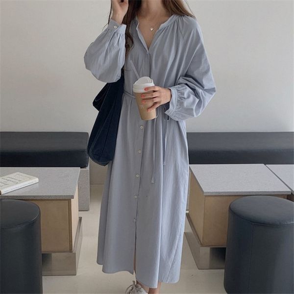 2021 new solid all match o neck single-breasted loose lace-up waist casual lantern sleeve shirt es for women s6sg, Black;gray
2021 new solid all match o neck single-breasted loose lace-up waist casual lantern sleeve shirt es for women s6sg, Black;gray