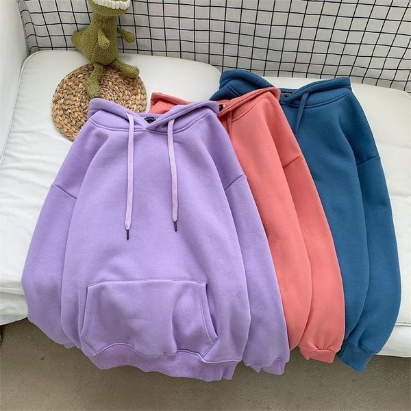 oversize 18 colors sweatshirts autumn women solid hoodies female cotton thicken warm hoodied lady casual loose fashion 201203, Black
oversize 18 colors sweatshirts autumn women solid hoodies female cotton thicken warm hoodied lady casual loose fashion 201203, Black