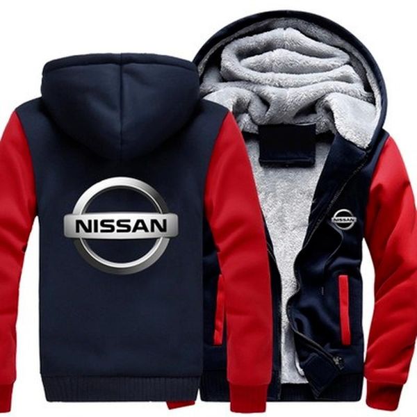 men's hoodies & sweatshirts winter men nissan logo jacket thicken warm fleece cotton zipper raglan coat male tracksuits, Black
men's hoodies & sweatshirts winter men nissan logo jacket thicken warm fleece cotton zipper raglan coat male tracksuits, Black