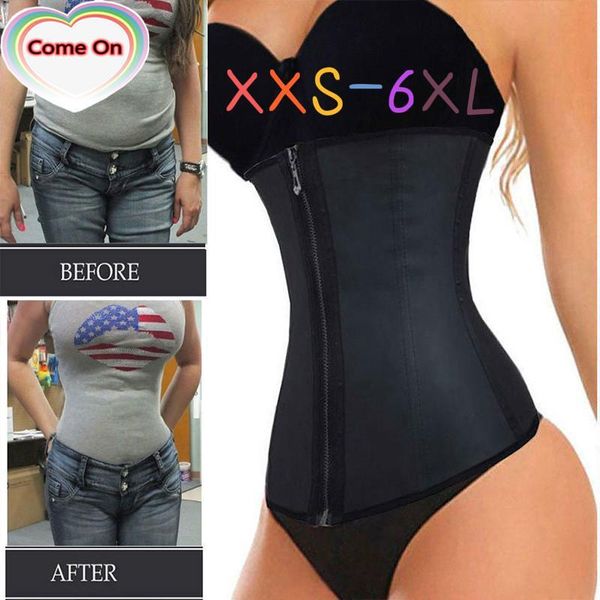waist support xxs-6xl corset body shaper latex trainer cincher zipper underbust weight loss slimming shapewear hourglass belt women plus, Black;gray
waist support xxs-6xl corset body shaper latex trainer cincher zipper underbust weight loss slimming shapewear hourglass belt women plus, Black;gray