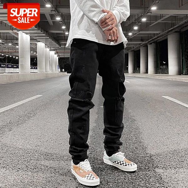 high street knee hole washed jeans men and women solid harajuku loose casual pencil pants hip hop baggy denim trousers #9k5h, Black
high street knee hole washed jeans men and women solid harajuku loose casual pencil pants hip hop baggy denim trousers #9k5h, Black