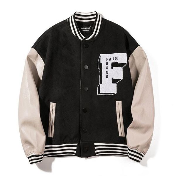 men's jackets hip hop embroidery mens patchwork color block harajuku bomber varsity jacket baseball coats unisex, Black;brown
men's jackets hip hop embroidery mens patchwork color block harajuku bomber varsity jacket baseball coats unisex, Black;brown