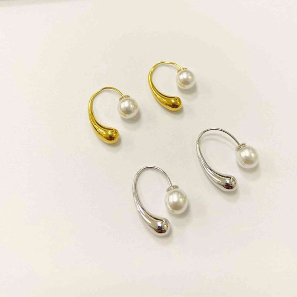 temperament pearl earrings light luxury simple copper electroplating real gold water drop earrings female, Golden
temperament pearl earrings light luxury simple copper electroplating real gold water drop earrings female, Golden