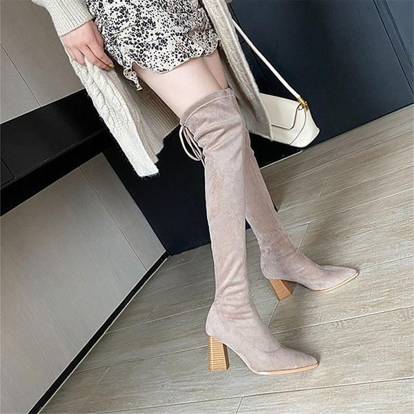 boots women's high heels 2021 plump girls thick leg khaki long female over the knee small, Black
boots women's high heels 2021 plump girls thick leg khaki long female over the knee small, Black
