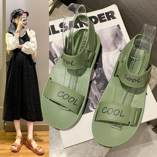 sandals female fairy style flat bottom 2021 summer jelly sports roman student women's shoes beach, Black
sandals female fairy style flat bottom 2021 summer jelly sports roman student women's shoes beach, Black